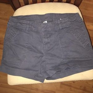 Old Navy chino shorts dark gray
